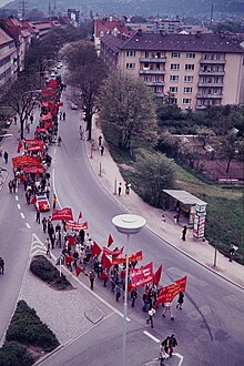 A 1972 May Day demonstration in Freiburg K-Gruppe 1971.jpg