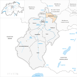 Werthenstein - Carte