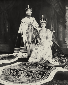 Георг V и Мария Текская в день коронации, 1911 год