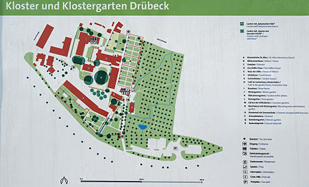 Kloster Drübeck Übersichtsplan