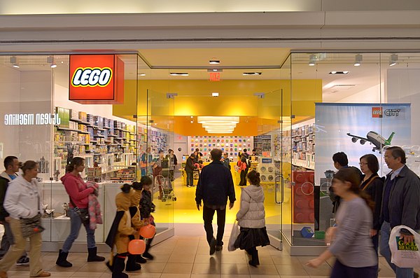 A Lego retail store in Canada.