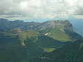 The Dent de Crolles taken from the summit of Chamechaude (south-west).