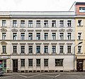 Apartment building in closed development, with courtyard paving