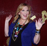 Lisa Lampanelli em 2011 na festa de lançamento do livro Fork on the Left, Knife in the Back do Michael Musto