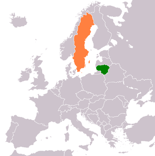 <span class="mw-page-title-main">Lithuania–Sweden relations</span> Bilateral relations