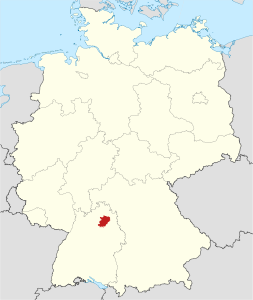 Districtul Hohenlohe - Locație
