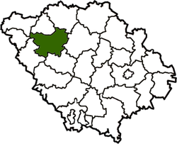 Лубенскі раён на мапе