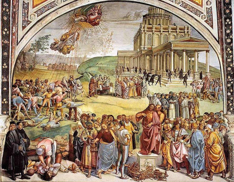 File:Luca Signorelli - Sermon and Deeds of the Antichrist - WGA21202.jpg