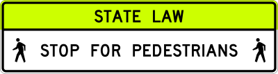 Thumbnail for File:MUTCD R1-9a (fluorescent).svg