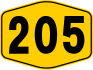 Federal Route 205 shield))