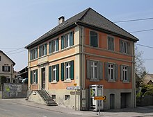 Ang Town Hall sa Magstatt-le-bas