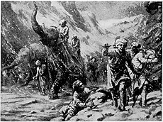 The disastrous snowstorm falling over Jayapala's army, Hutchinson's story of the nations Mahmud of Ghazni first success.jpg
