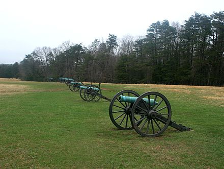 Stonewall Jackson's cannons on Henry House Hill
