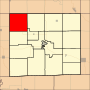 Thumbnail for File:Map highlighting Marion Township, Davis County, Iowa.svg