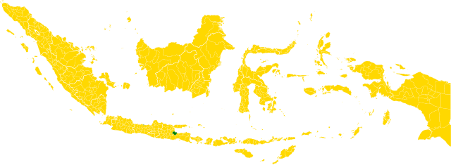 Map of the election results