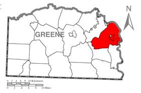 Placering af Cumberland Township