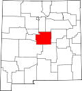 Map of New Mexico highlighting Torrance County.svg