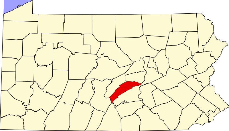 File:Map of Pennsylvania highlighting Juniata County.svg