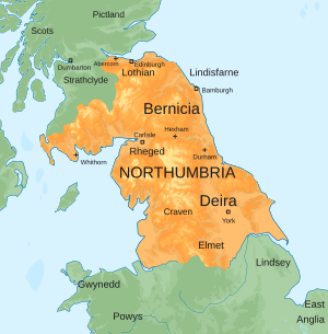 Northumbria około 700