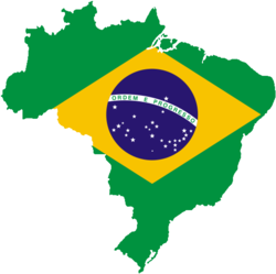 Mapa do Brasil com a Bandeira Nacional.png