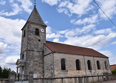 Vue de l'église Saint-Léger.