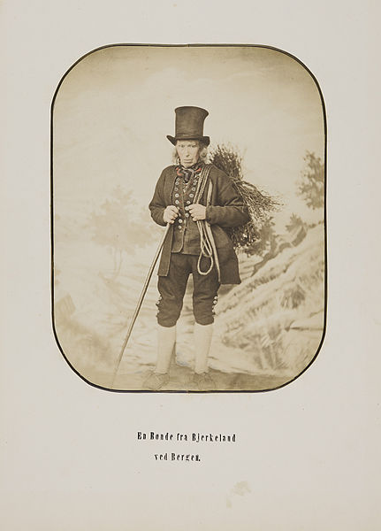 File:Marcus Selmer En bonde fra Bjerkeland ved Bergen.jpg