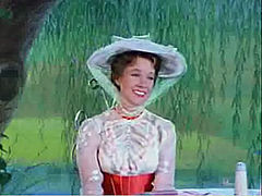 Julie Andrews com Mary Poppins