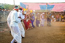 Korku Folk Dance in village near Hatru Melghat Folk Dance in village near Hatru 02.jpg