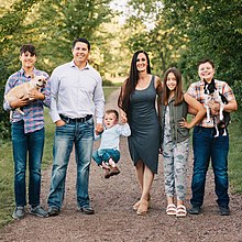 Bachman with her family (2022). Melissa Bachman family.jpg