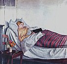 A beteg lány, Michael Ancher, 1882