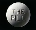Model of a contraceptive pill, Europe, c. 1970 Wellcome L0059976.jpg