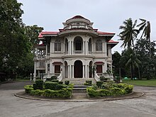 Yusay-Consing Mansion, popularly known as Molo Mansion, in the district of Molo, is revered as one of the most outstanding historical homes in the Philippines. Molo Mansion (Locsin, Molo, Iloilo City; 01-26-2023).jpg