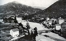 Panorama di Montoggio nel 1920
