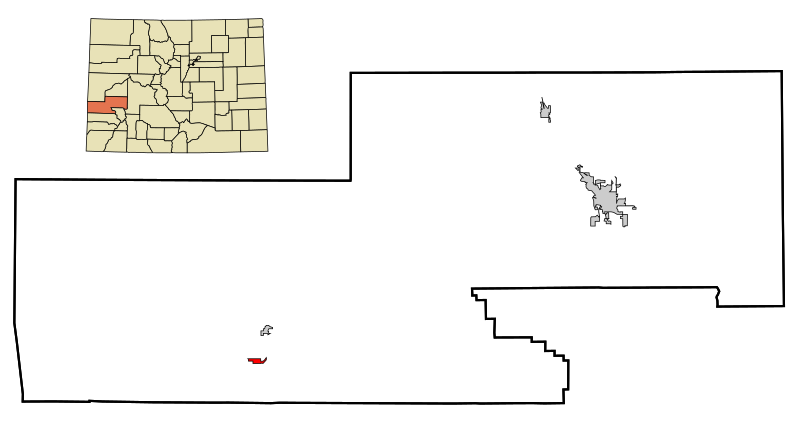 File:Montrose County Colorado Incorporated and Unincorporated areas Naturita Highlighted.svg