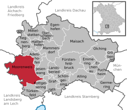 Moorenweis - Localizazion