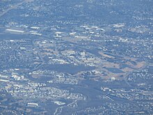 Aerial view of the Gaithersburg campus in 2019 NIST campus aerial 2019.jpg