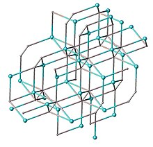 Structure of Na2C2. Color code: gray = C, blue = Na. Na2C2structure.jpg