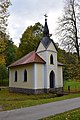* Nomination Chapel in Nakolice, Nové Hrady in the Czech Republic --Suisant7 12:54, 4 November 2017 (UTC) * Promotion Can you cut the piece of car on the left? And correct the perspective?--Famberhorst 17:33, 8 November 2017 (UTC))  Done It's better? --Suisant7 08:20, 11 November 2017 (UTC) OK. --Famberhorst 16:50, 11 November 2017 (UTC)