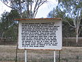 Charles Sturt memorial sign