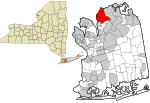 Nassau County New York incorporated and unincorporated areas Glen Cove highlighted.svg