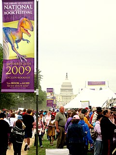 <span class="mw-page-title-main">National Book Festival</span> United States literary festival organized by the Library of Congress and open to the public