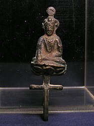 Relikui Kristen Nestorian (arca mini) dari zaman kemaharajaan di Tiongkok