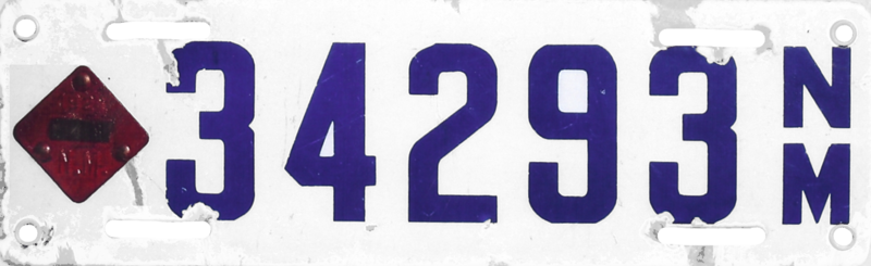 File:New Mexico license plate, c. 1921.png
