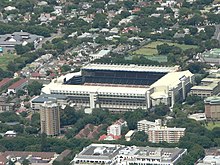 Luftbild des Newlands-Stadions