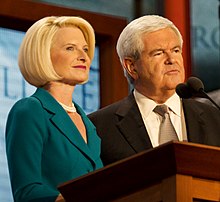 Callista and Newt Gingrich at the 2012 Republican National Convention