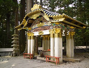 Стиль карахафу павильона в храме Никко Тосё-гу