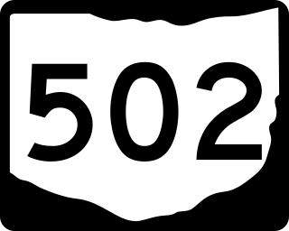 <span class="mw-page-title-main">Ohio State Route 502</span> State highway in Darke County, Ohio, US