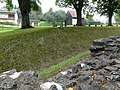 ORL 40 Osterburken Annexkastell SO-Eckturm mit vorgelagertem Spitzgraben