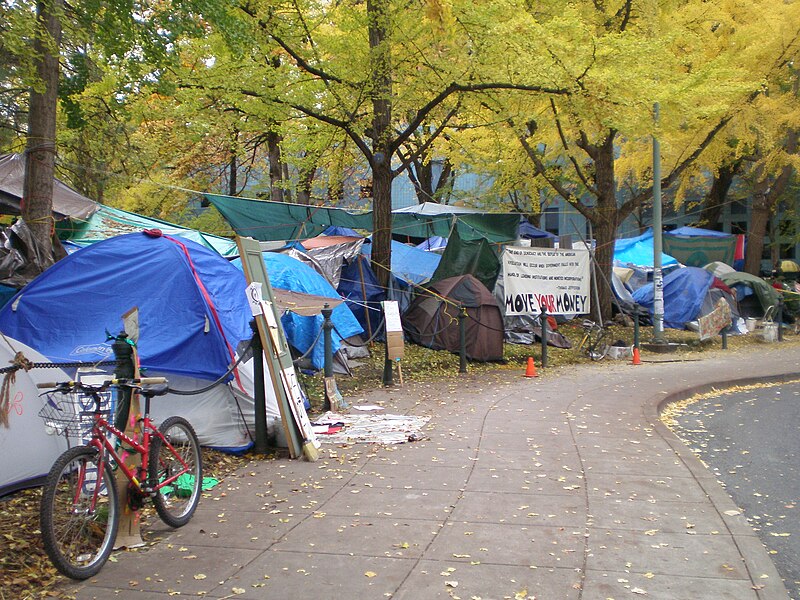 File:Occupy Portland November 9 sidewalk.jpg