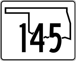 <span class="mw-page-title-main">Oklahoma State Highway 145</span> State highway in Oklahoma, United States